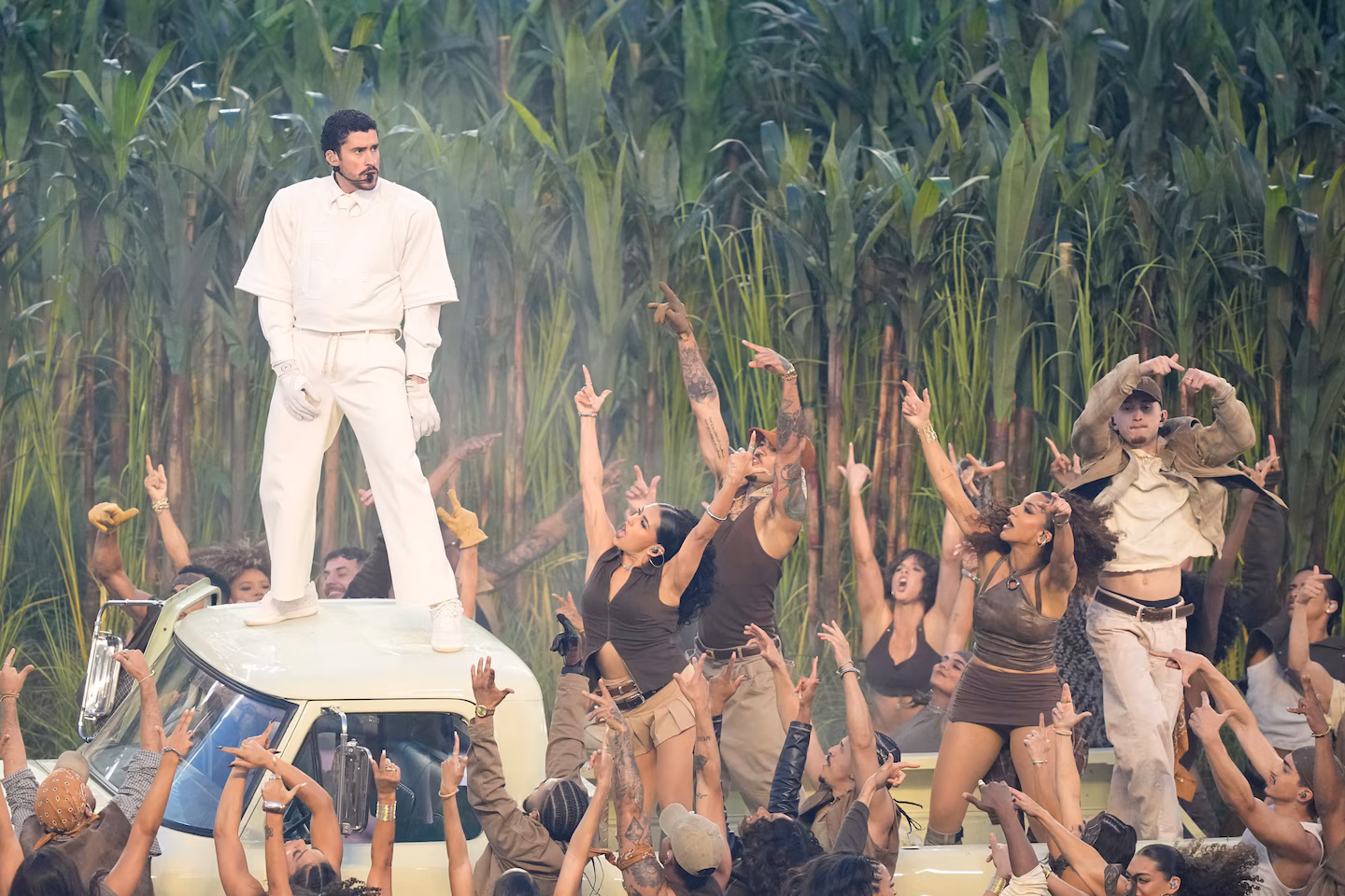 Love triumphs at Bad Bunny’s historic Super Bowl half-time show