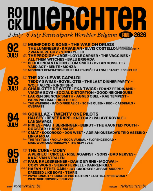 You Don’t Want to Miss Rock Werchter 2026